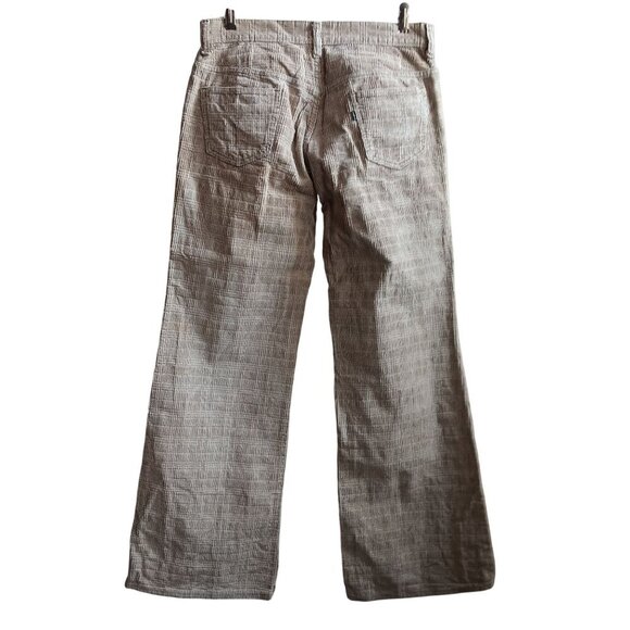 33x32 Vintage Big E 1970's Levis For Gals Corduroy Wide-Leg Bellbottom Pants - Picture 2 of 9